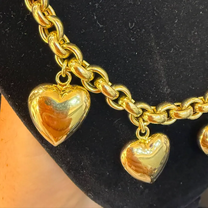 Gargantilla Italiana Maciza 14k