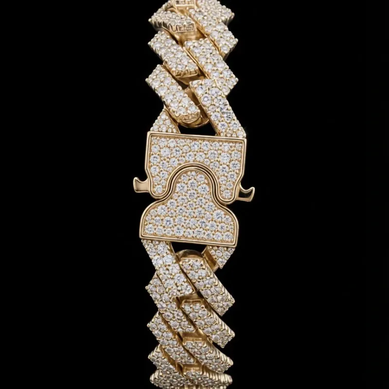 Manilla 14k de Diamantes Naturales