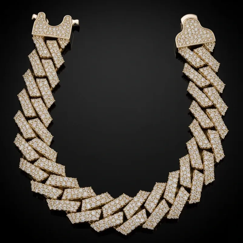 Manilla 14k de Diamantes Naturales