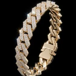 Manilla 14k de Diamantes Naturales