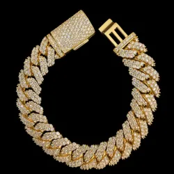 Manilla 10k de Diamantes Naturales 120g