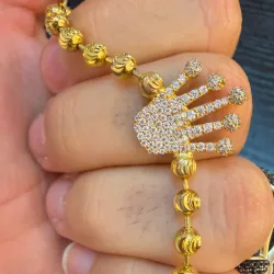Manilla de Diamantes Naturales Rolex Maciza