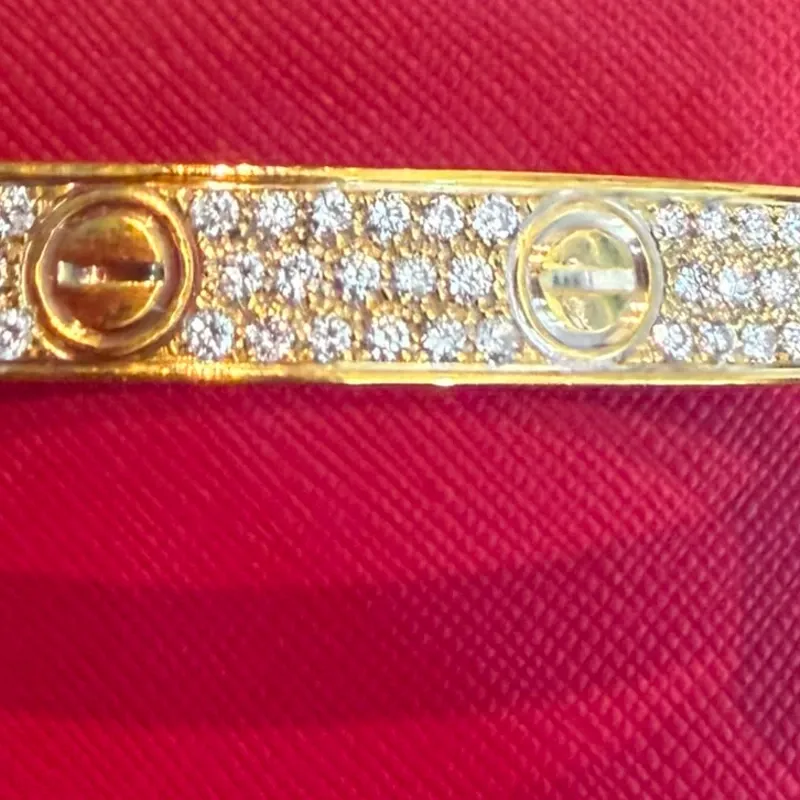 Pulso 18k Cartier Macizo 33g