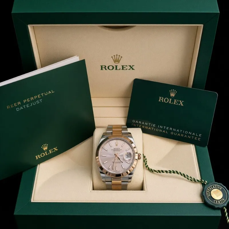 Rolex Date Just 2025 Full Set Oro 18k