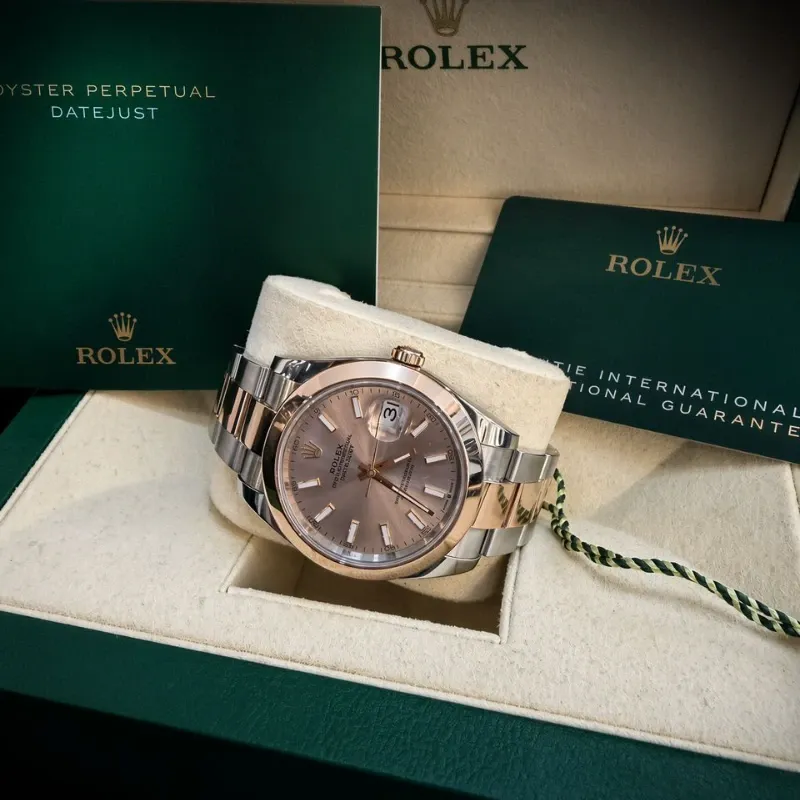 Rolex Date Just 2025 Full Set Oro 18k