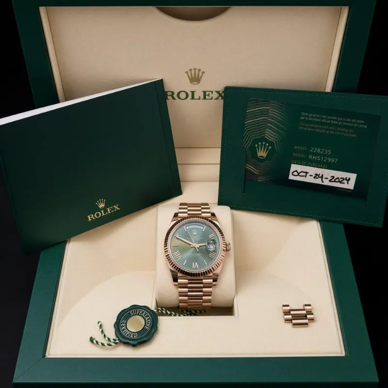 Rolex Presidente 2024 Full Set Oro 18k Completo