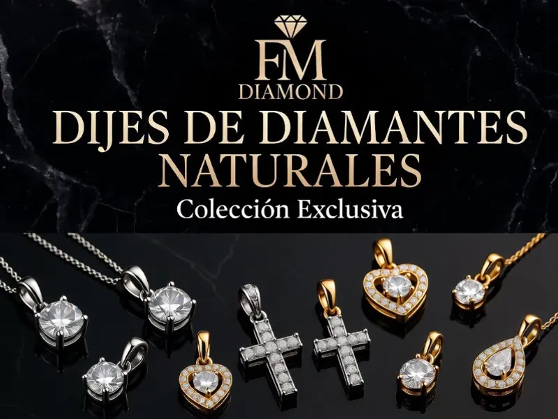 Dijes con Diamantes ๐ Naturales