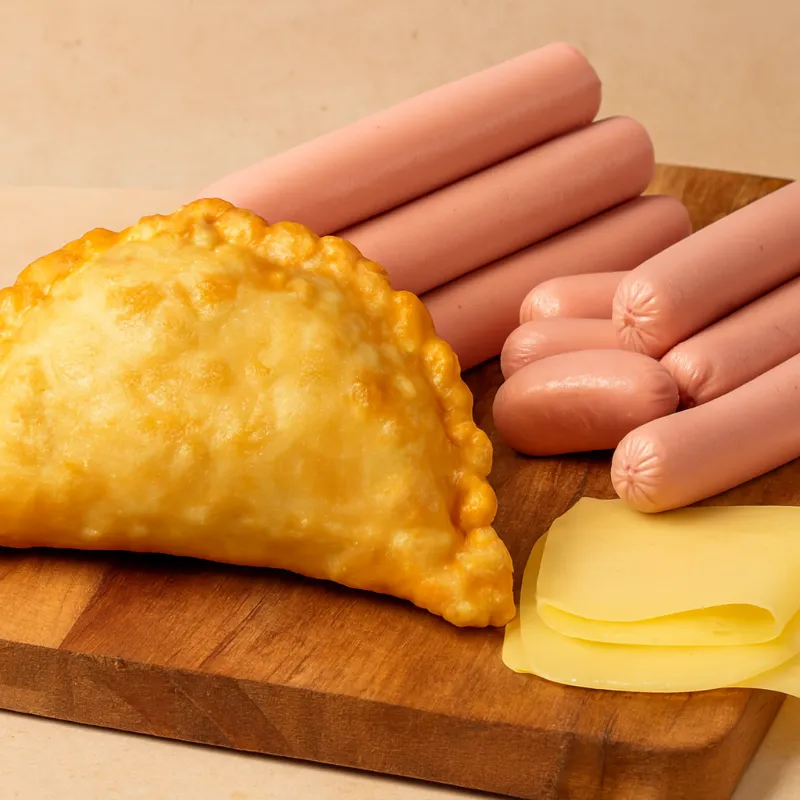 Empanada de Salchicha y Queso Gouda