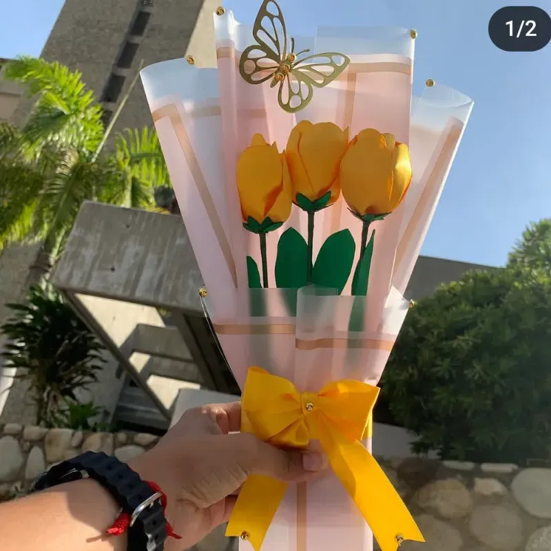 Ramo de tulipanes pequeño🌷✨