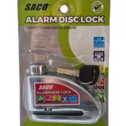 Candado de disco para moto con alarma 