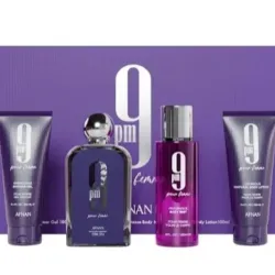 9PM Pour Femme Eau de Parfum Gift Set 100ml 3.4 fl. oz para mujer de Afnan