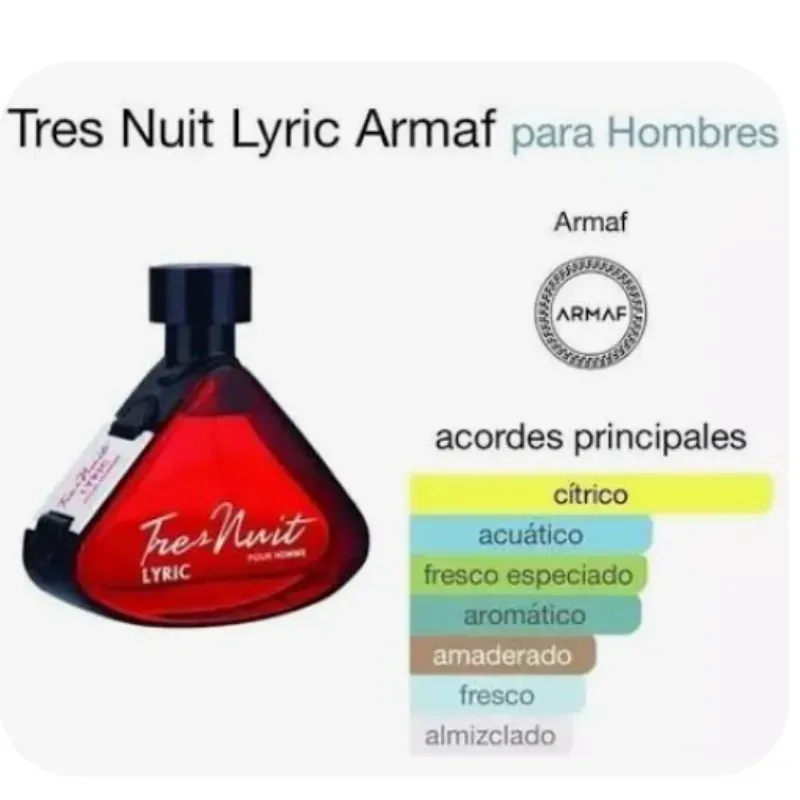 Armaf Tres Nuit Lyric Gift Set for Men