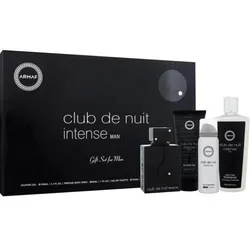 Club De Nuit Intense Gift Set Eau De Parmaf 3.6FL.OZ  Deoderant 1.7FL.OZ Shower Gel 3.4FL.OZ  Shampoo 8.4FL.OZ For Men
