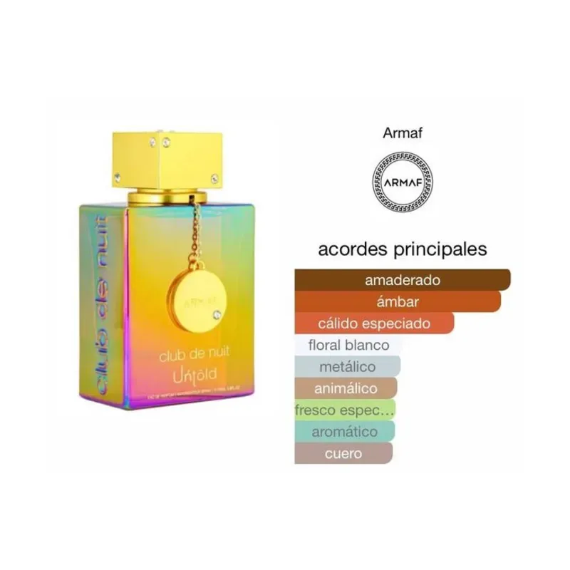 Club de Nuit Untold de Armaf 3.6 oz EDP unisex