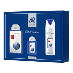 GIFT SET ART OF UNIVERSE UNISEX-3 Piece Eau de Parfum Gift Set by LATTAFA PRIDE
