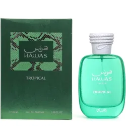 Hawas Tropical Eau de Parfum 100ml 3.4 fl.oz Para Hombre de Rasasi