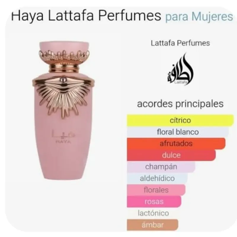 Haya Eau De Parfum 100 ml 3.4  f l.oz Para Mujer de Lattafa