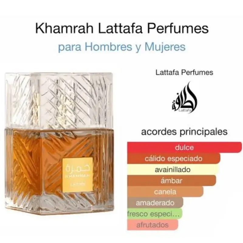 Khamrah Eau de Parfum Spray  100ml 3.4 oz por Lattafa