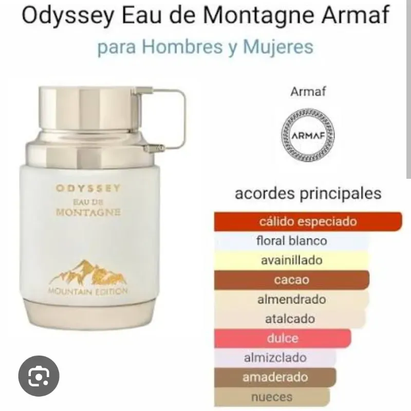 ODYSSEY EAU DE MONTAGNE -3.4  EDP ARMAF