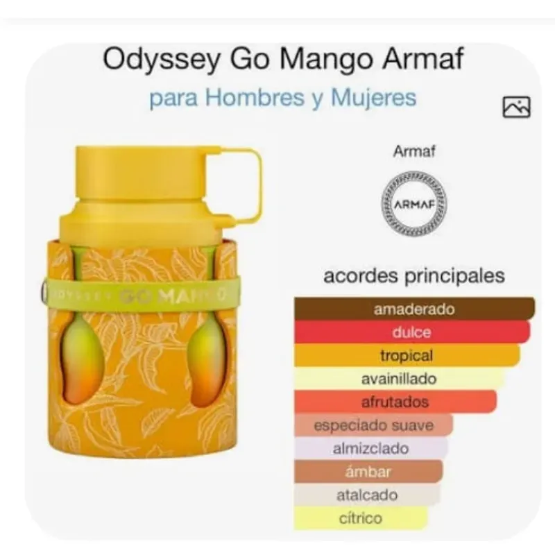 Odyssey Go Mango Eau de Parfum  100 ml 3.4 fl. oz Unisex de Armaf