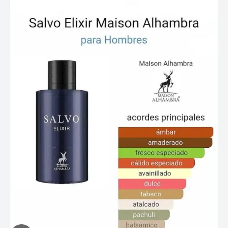 SALVO ELIXIR - 3.4 EDP MAISON ALHAMBRA