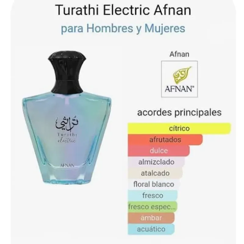 Turathi Electric Eau de Parfum 90ml 3.0 fl. oz Unisex de Afnan