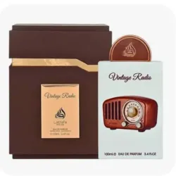 Vintage Radio Eau de Parfum en  espray unisex 3.4 onzas Lattafa  Pride