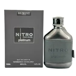 Nitro Platinum Eau de Parfum 100 ml 4  oz Para Hombre de Dumont Paris