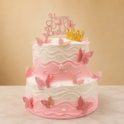 Cake de dos pisos grandes