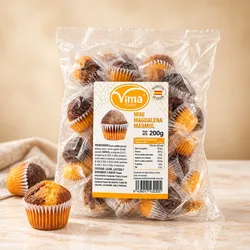 Magdalenas mármol con chocolate