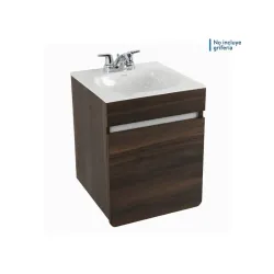 Mueble Aluvia El Nogal con Lavamanos 45X45 cm Corona