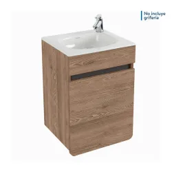 Mueble Aluvia Elevado Miel con Lavamanos 40X35 cm Corona