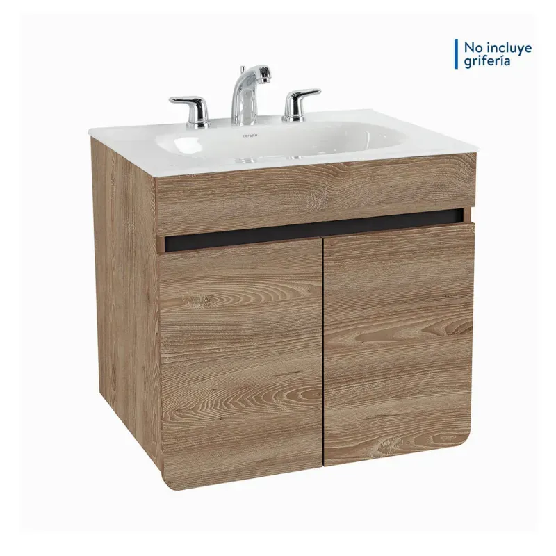 Mueble Aluvia Miel con Lavamanos 60X45 cm Corona
