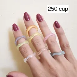 Anillos de resina finos