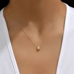 Cadenita gota dorada