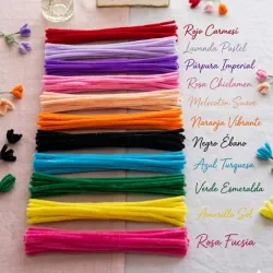 Colores de los limpiapipas