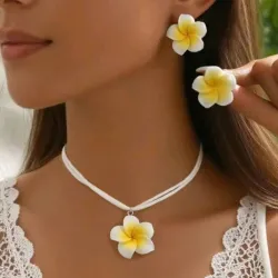 Conjunto collar y pendientes