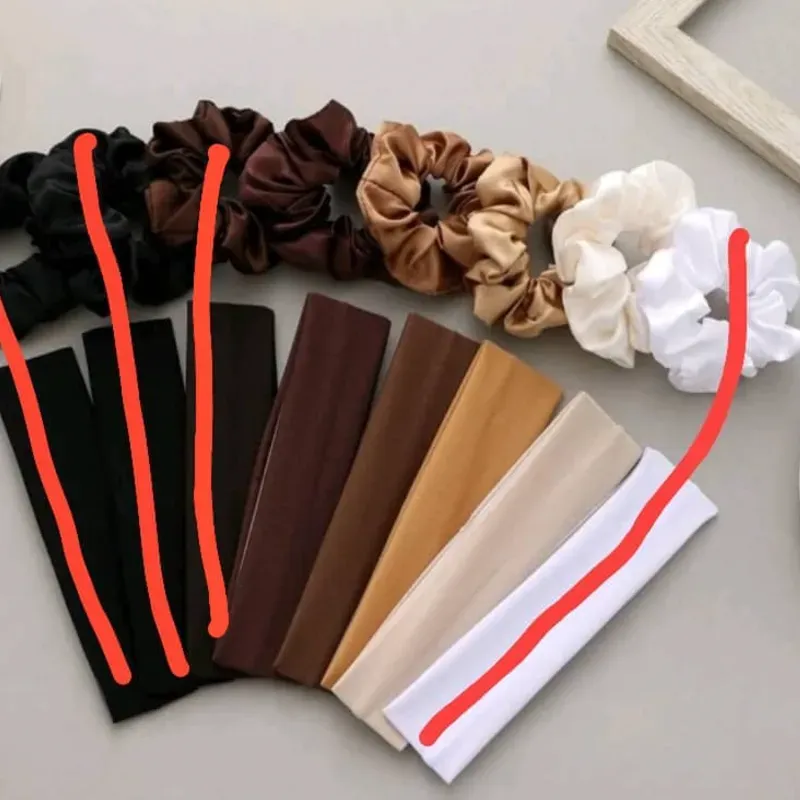 Conjuntos cintas y scrunchies