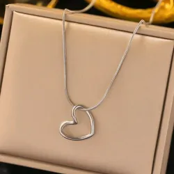Corazón plateado