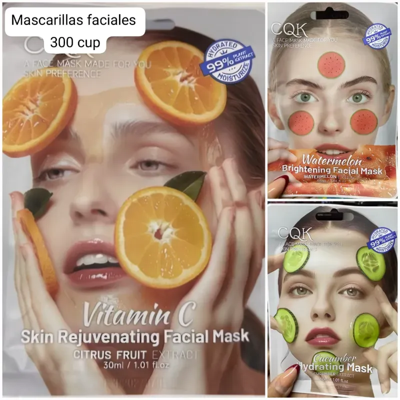 Mascarillas faciales