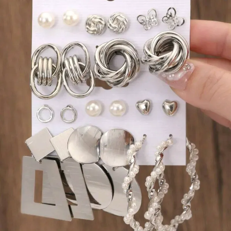 Pendientes de acero inoxidable 