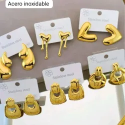 Pendientes de acero inoxidable
