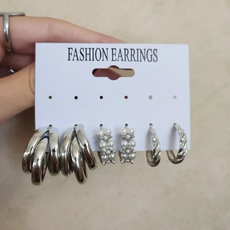Pendientes de acero inoxidable 