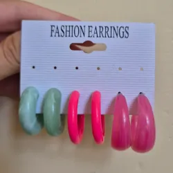 Pendientes de colores