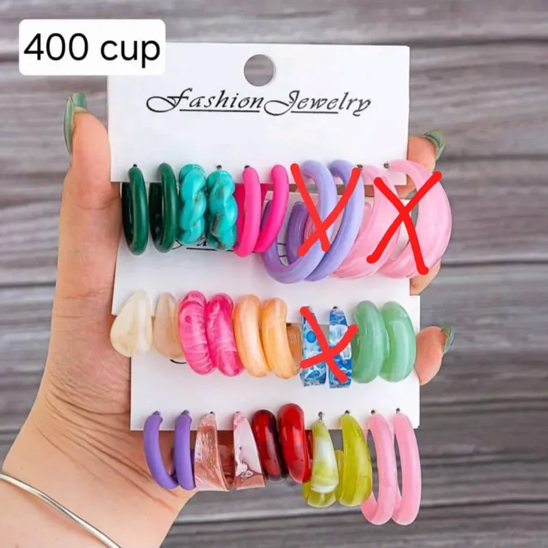 Pendientes de colores