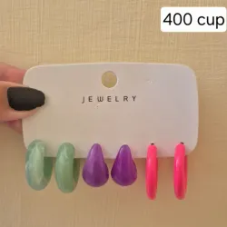 Pendientes de colores