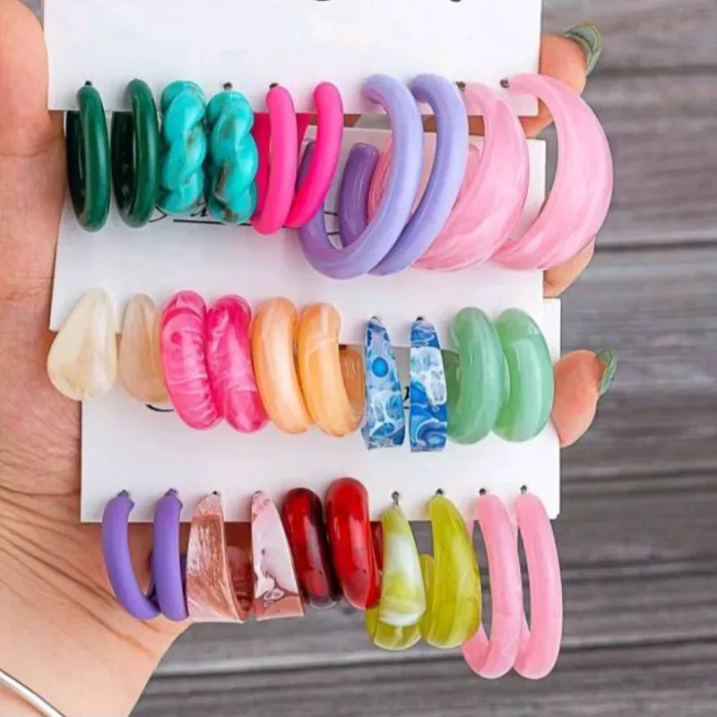 Pendientes de colores
