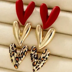 Pendientes de corazones