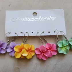 Pendientes de flores 