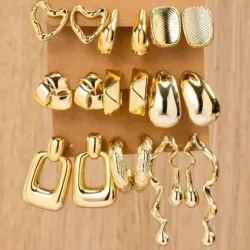 Pendientes dorados